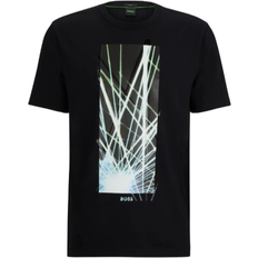 Hugo Boss Men's Seasonal Artwork Regular Fit T-shirt - Black