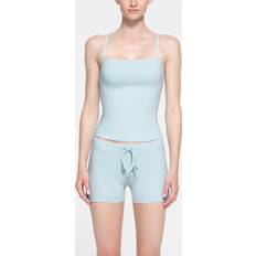 SKIMS Short Blue Cotton Jersey Opal