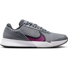 Grey - Men Racket Sport Shoes Nike Court Air Zoom Vapor Pro 2 M - Smoke Grey/Dark Smoke Grey/Black/Sangria