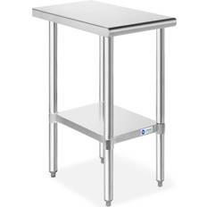 Stainless Steel Bar Tables GRIDMANN 30 Steel Undershelf, Nsf Commercial Work Bar Table