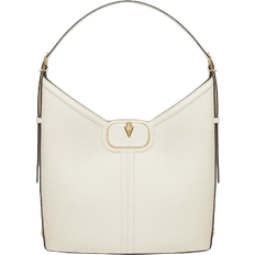 Valentino Garavani Leather Hobo Bag - Ivory