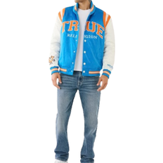 True Religion Varsity Bomber Jacket - Imperial Blue