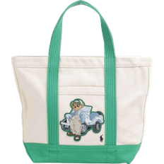 Polo Ralph Lauren Overall Bear Tote Bag - Beige/Green