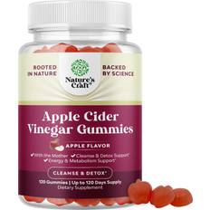 Natures Craft Apple Cider Vinegar Gummies with the Mother 120 Gummies