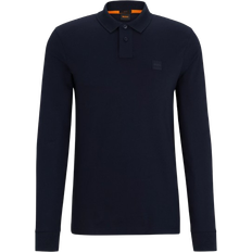 Men - Slim Polo Shirts HUGO BOSS Passerby Slim Fit Polo Shirt - Dark Blue