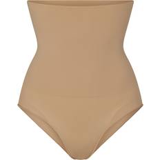 Beige Girdles SKIMS Core Control High Waisted Brief - Ochre