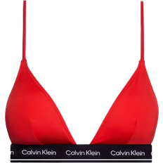 3XL Bikini Tops Calvin Klein Meta Legacy Triangle Bikini Top - Cajun Red