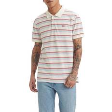 Levi's Housemark Polo Shirt - Kai Stripe Egret/White