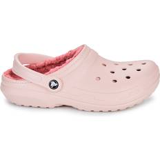 Men - Pink Outdoor Slippers Crocs Classic Lined Clog - Pink