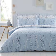 Dunelm Belle Duvet Cover Blue (200x200cm)