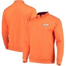 Colosseum Athletics Men's Virginia Tech Hokies Tortugas Logo Quarter-Zip Jacket Orange