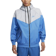 Nike Men's Sportswear Windrunner Hooded Jacket - Star Blue/Wolf Grey