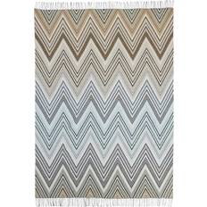 Missoni Home Plume Plaid Blankets Multicolour, Beige (190x130cm)