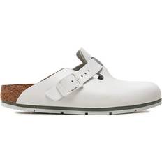 Birkenstock Men Clogs Birkenstock Boston Pro Mule White