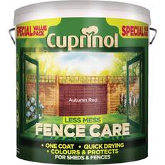 Cuprinol Less Mess Fence Care Wood Protection Autumn Red 6L