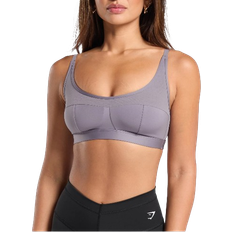 Gymshark Mesh Sports Bra - Fog Purple