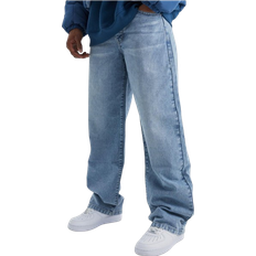 boohooMAN Baggy Rigid Jean - Light Blue