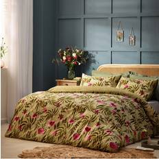 Wylder Nature Of Bloom Poppy Floral Duvet Cover Multicolour, Grey, Green