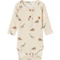 Lil'Atelier Gio Long Sleeved Romper - Birch (13234181)