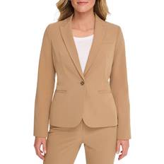 Tommy Hilfiger Women's One Button Twill Jacket - Tiger Eye