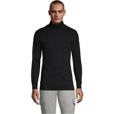 Lands' End Men Jumpers Lands' End Big & Tall Super-t Turtleneck Black