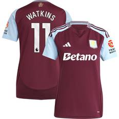 Adidas Aston Villa Home Shirt 2024-25 Womens With Watkins 11 Printing