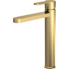 Brass Basin Taps Balterley Round High-Rise Mono Basin Brass