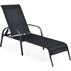 Gymax Adjustable Chaise Lounge