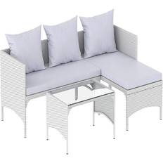 Bigzzia L-Shaped Outdoor Lounge Set