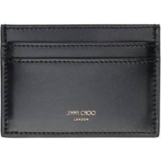 Jimmy Choo Black Umika Card Holder - Black/Light Gold - UNI