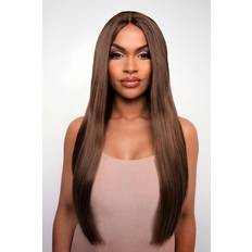 Best Wigs Lullabellz The Yasmine Chesnut Sleek and Straight Lace Front Wig