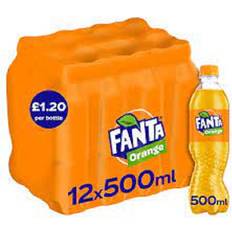 Fanta 2 Orange 500ml Soft Drinks & Juices 499g 50cl