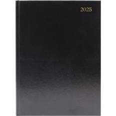 Cheap Calendars Q-CONNECT Diary Day Per Page A5 Black 2025