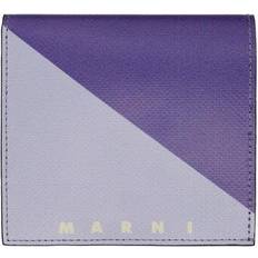 Marni Purple & Blue Tribeca Bifold Wallet - ZO825 PRUNE VIOLETT/ UNI