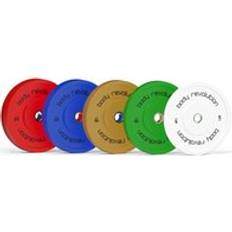 Body Revolution Olympic Bumper Plates Colour 10kg pair