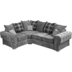 Verona Scatter Grey Sofa 240cm 4 Seater