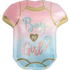 Anagram Gender Reveal Party Decoration Baby Boy or Girl Foil Balloon Blue/Pink