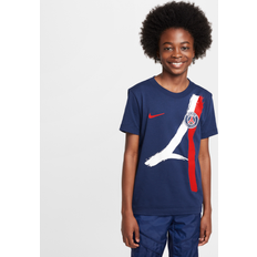 Junior Football Kits Nike Paris Saint-Germain Away Football T-Shirt Blue Cotton