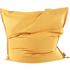 Beliani Fuzzy Yellow Bean Bag