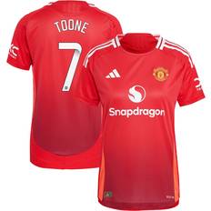 Adidas Manchester United WSL Home Authentic Shirt 2024-25 Women's with Toone 7 Printing