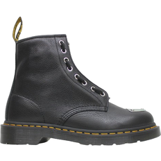 Dr. Martens Men Ankle Boots Dr. Martens 1460 Toe Plate Lunar - Black/Milled Nappa