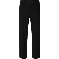 Selected Liam 220 Loose Fit Trousers - Black