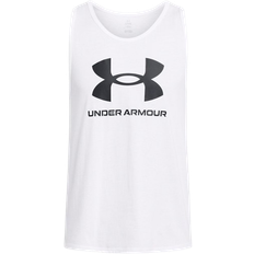 Under Armour Men's Logo Tank - White/Black