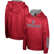 Colosseum Big Boys Crimson Washington State Cougars High Voltage Pullover Hoodie Crimson