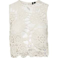 Vero Moda Lili Top - Grey/Sand Dollar