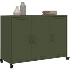 vidaXL Cold Rolled Olive Green Sideboard 100.5x72cm