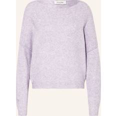 American Vintage DAMSVILLE KNIT purple female Pullovers now available at BSTN in XS/S