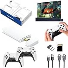 Zeus Retro Gaming Console, Zeus Retro 4k Gaming Stick, Wireless Retro Game Console, Plug And Play Video Game Stick Inbyggd 20000 Spel Trådlösa Kontroller,64g 20000 games