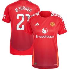 Adidas Manchester United WSL Home Authentic Shirt 2024-25 Women's with M.Turner 21 Printing