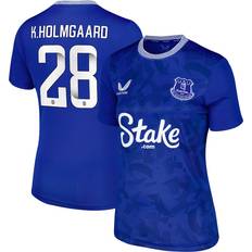 Castore Everton WSL Home Replica Shirt 2024-25 Women's with K.Holmgaard 28 Printing